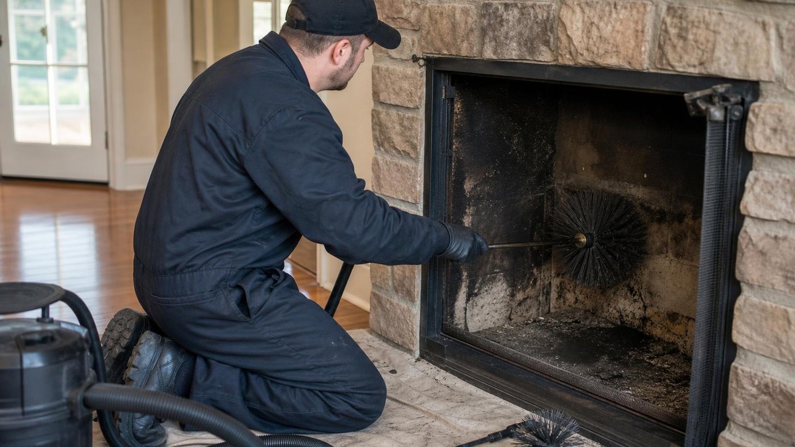 Practical chimney sweep & inspection in Closter